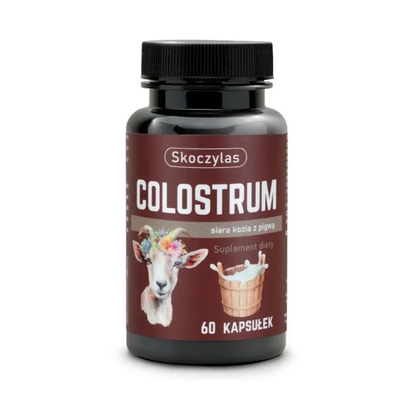 Colostrum - siara kozia z pigwą - suplement diety - 60 kapsułek - Skoczylas