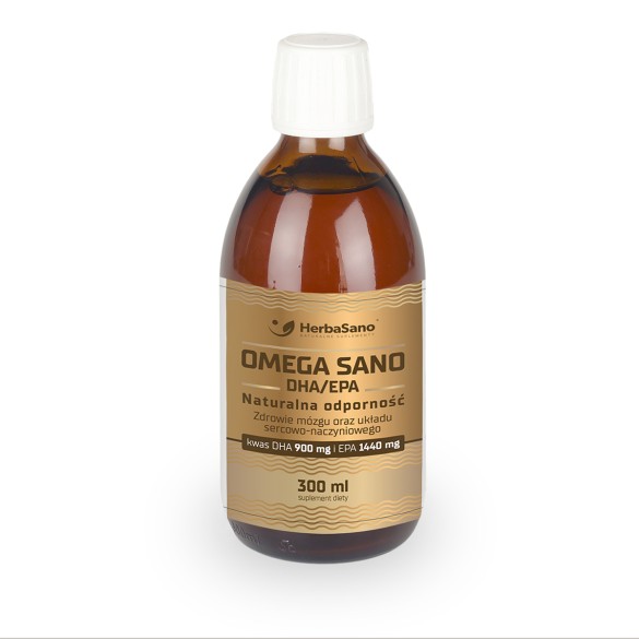 OMEGA SANO DHA/EPA - Naturalna odporność - suplement diety - 300 ml - HerbaSano