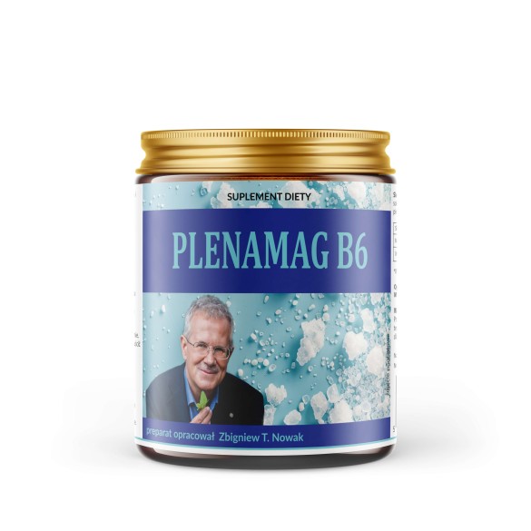 PLENAMAG B6 - suplement diety - proszek - 150 g - Zbigniew T. Nowak