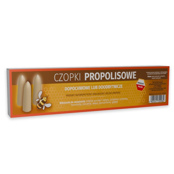 Czopki - globulki propolisowe